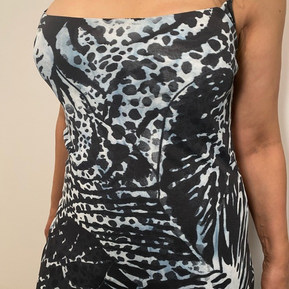 Roberto Cavalli blue tiger dress - Picture 7 of 15